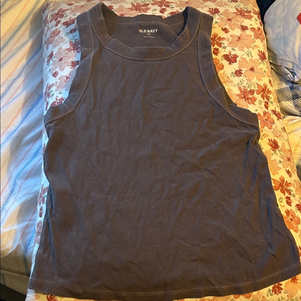 Old Navy Charcoal Sleeveless Top